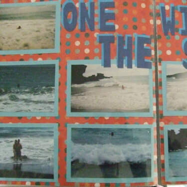 One with the sea:left page