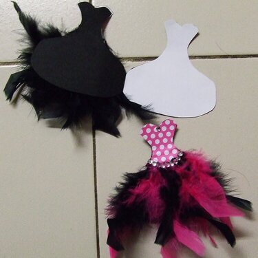 feather dress card 2