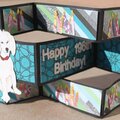 tri fold dog birthday