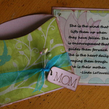 Colorbok and Xyron Mother&#039;s Day card