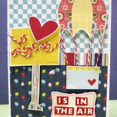 Love is in the air card