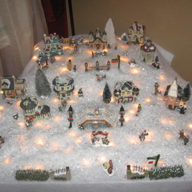 my Christmas &quot;Winter Wonderland&quot; village