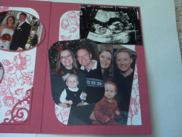 Tri-fold Anniversary Card - third inside panel - Celebrate Family