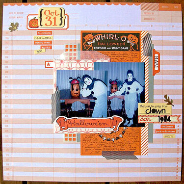 HIP KIT CLUB - September 2012 Kit - Clown Layout