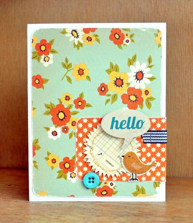 HIP KIT CLUB - September 2012 Kit - Hello Card