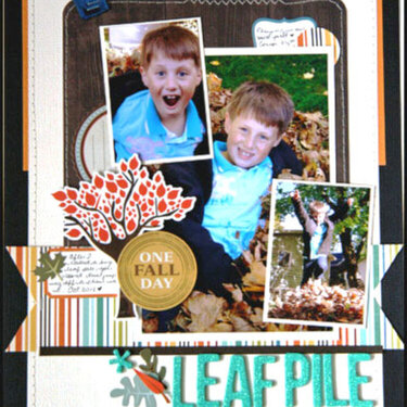 HIP KIT CLUB - October 2012 Kit - Leaf Pile Layout