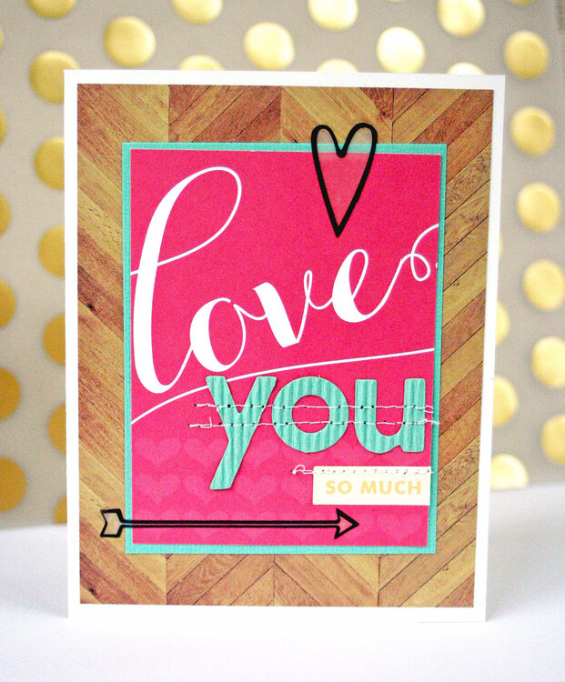 HIP KIT CLUB - January 2013 Kit - Love You Card