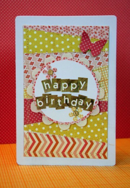 HIP KIT CLUB August 2012 - Happy Birthday Card