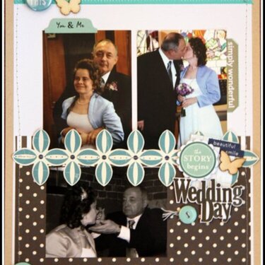 HIP KIT CLUB August 2012 - Wedding Day Layout Pg 2