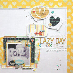 *HIP KIT CLUB - February 2013 Kit* Lazy Day Layout