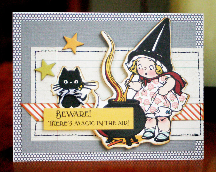 *HIP KIT CLUB - October 2012 Kit*  Witch Card
