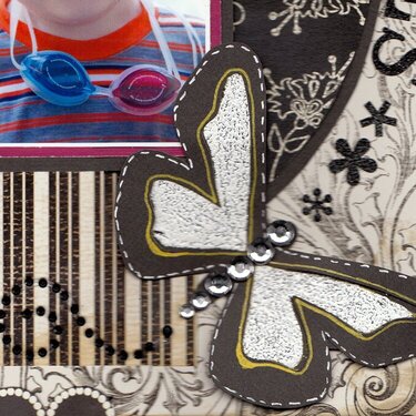 one of my butterflies done with my 15 butterflies &amp; dragonflies template
