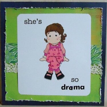 Digi She&#039;s so Drama Card