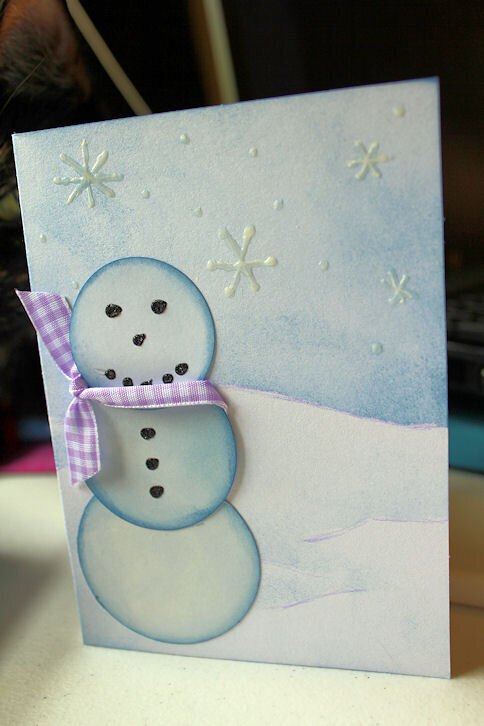 Season&#039;s Greetings Snowman