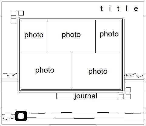 sketch de scrapbooking