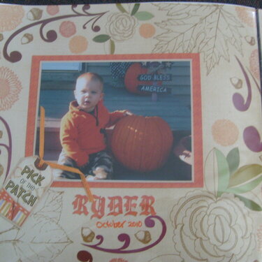 Ryder and the Pumpkins (left side)
