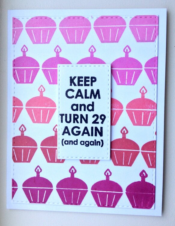 Keep Calm And Turn 29 Again