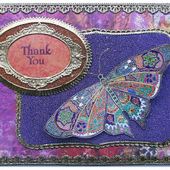 Earth Arts Gelly Roll Butterfly Thank You