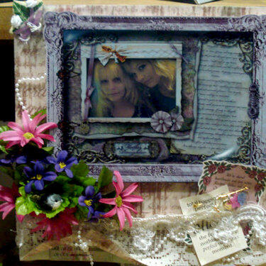 Mother Daughter Shadowbox without Flash