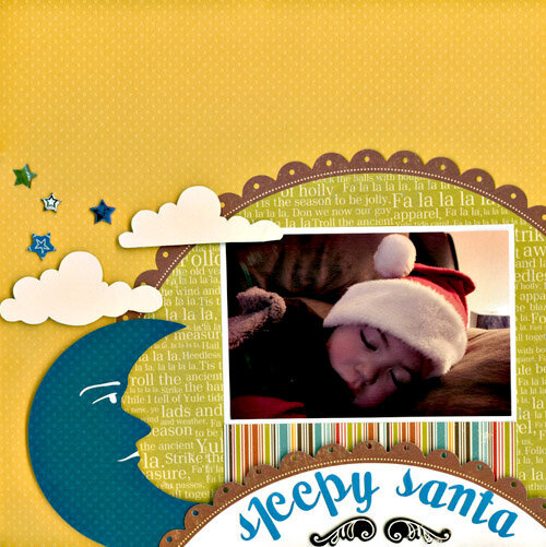 sleepy santa