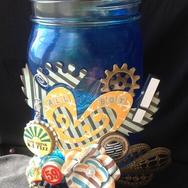 Altered mason jar