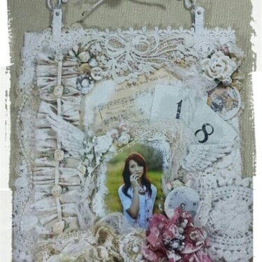 &quot;18&quot; Doily and Lace collage!