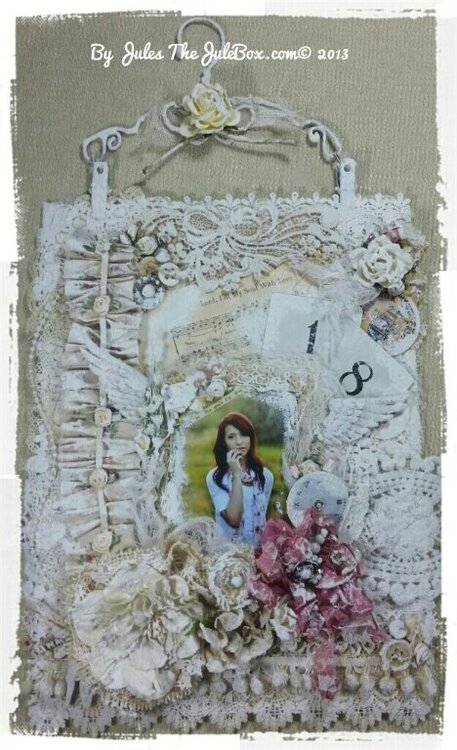 &quot;18&quot; Doily and Lace collage!