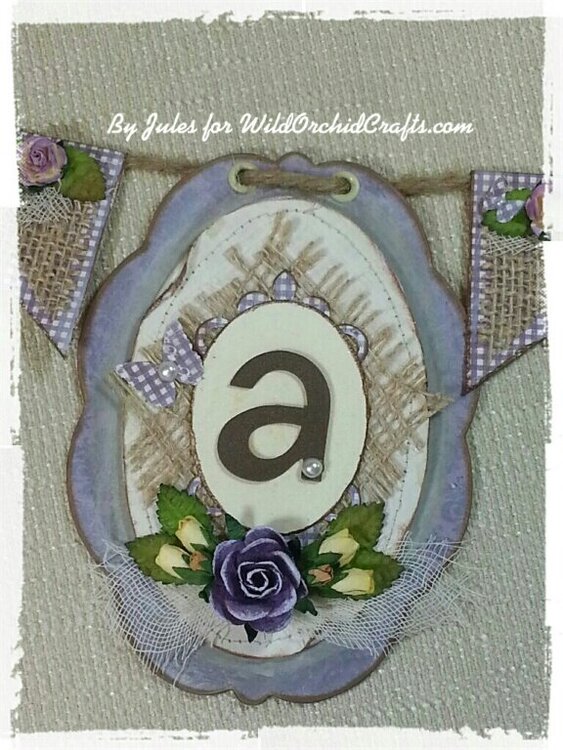 Shabby Chic &quot;ARTSY&quot; Cameo Banner!