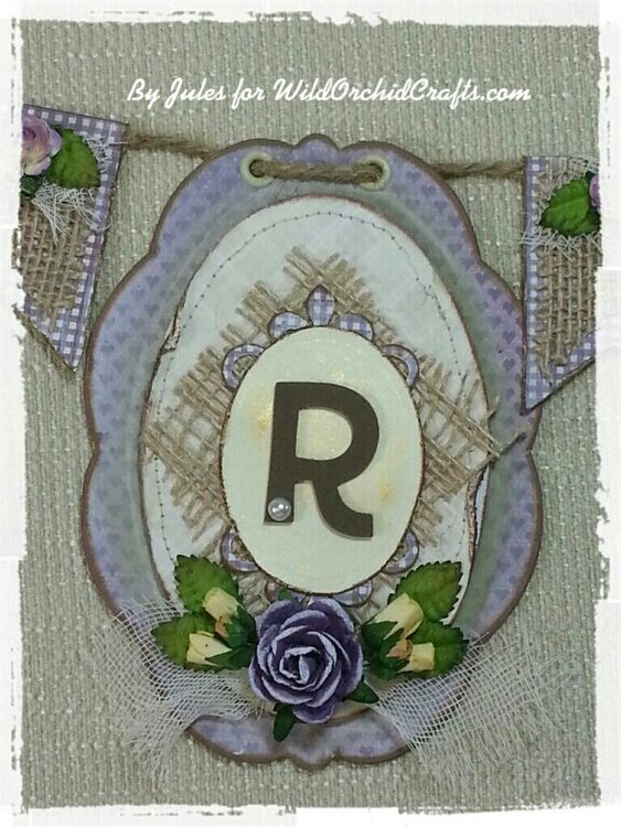 Shabby Chic &quot;ARTSY&quot; Cameo Banner!