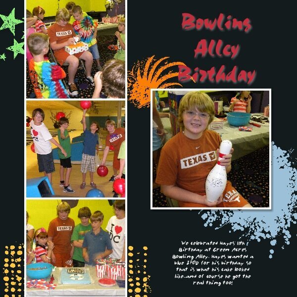 Bowling Alley Birthday