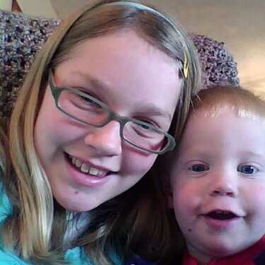 leah and little bro levi