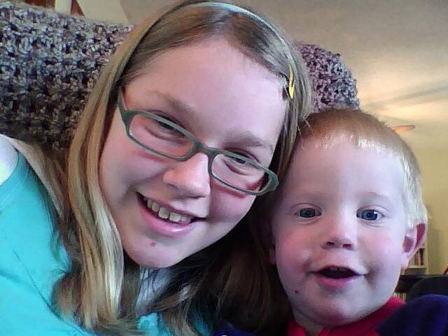 leah and little bro levi