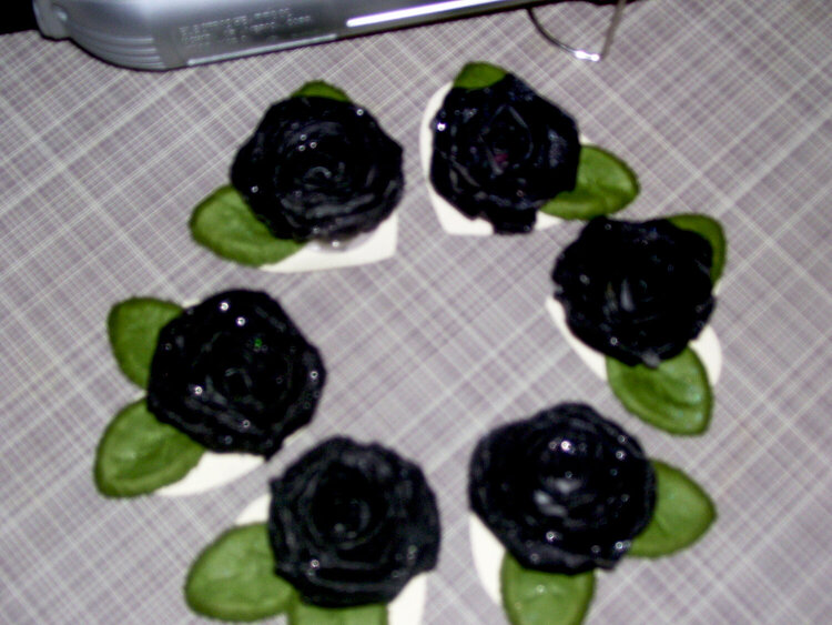 Black roses for Linn&#039;s flower swap2