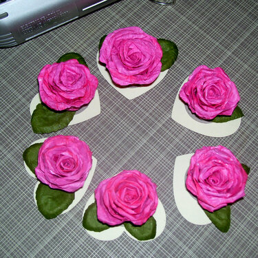 Pink roses for Linn&#039;s Flower Swap 2