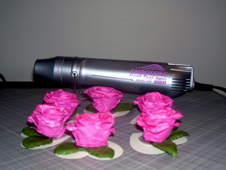 Pink roses for Linn&#039;s Flower Swap 1