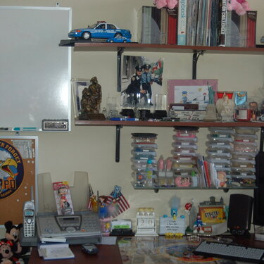 My craftroom Oasis... The office area.