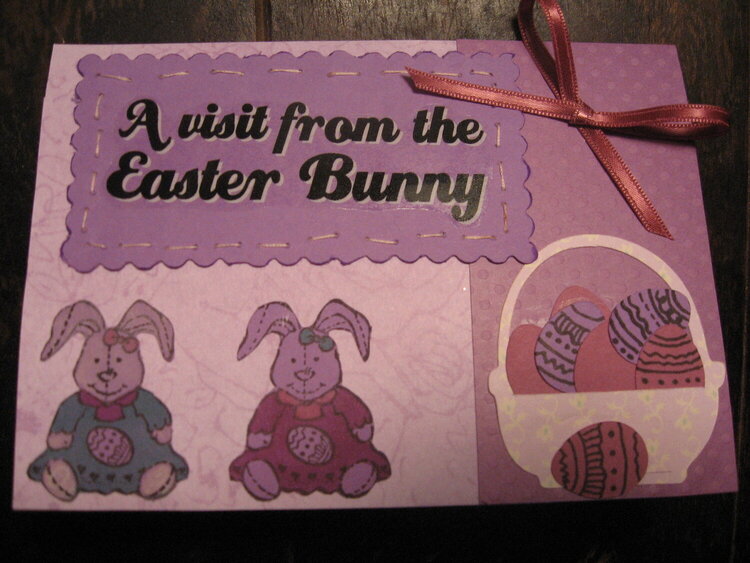 A visit from the Easter Bunny
