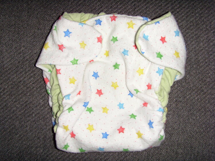 First attempt Cloth Diaper