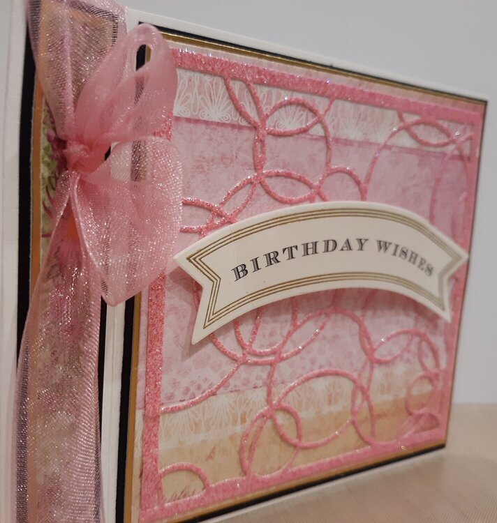 Book Binding Card 2 Happy Birthday