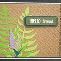 Hello Friend Note Card