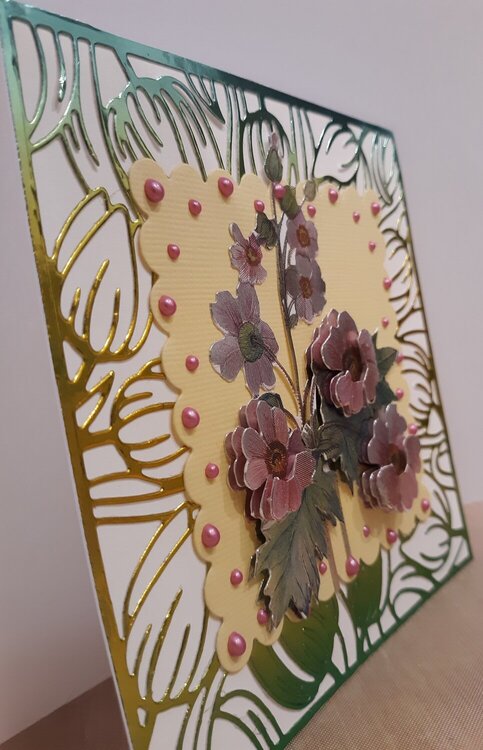 Tulip Panel with 3D flowers