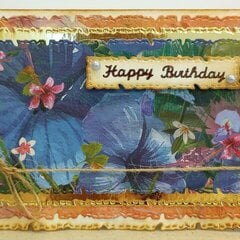 Happy Birthday Deckle Edged Card