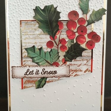 November 2025 Sketch Challenge Let It Snow