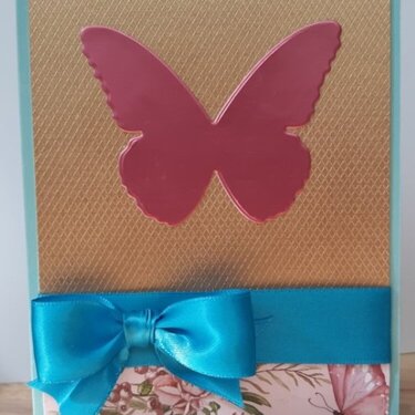 butterfly notelet card