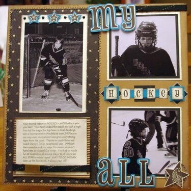 HOCKEY ALL STAR PAGE ONE