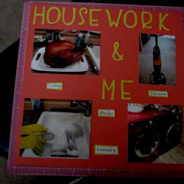 Housework and me