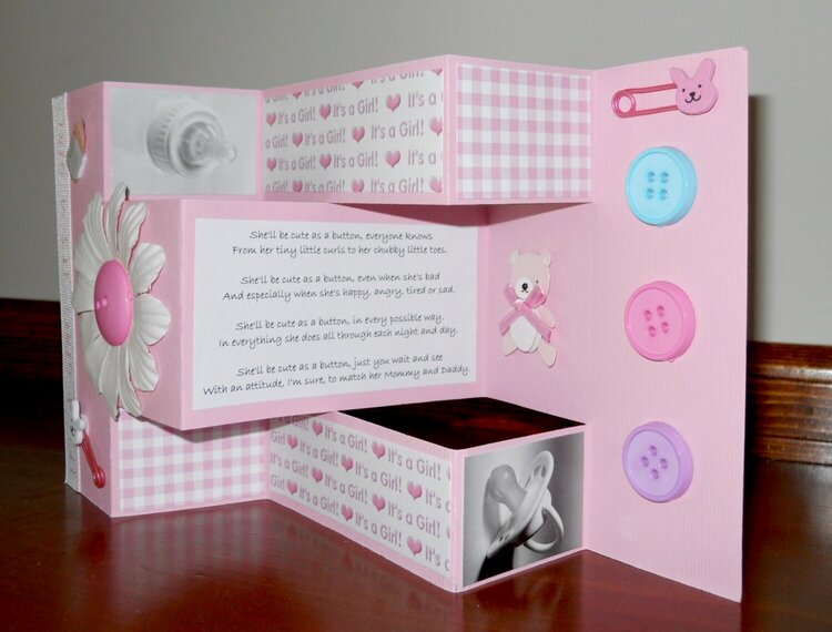 Baby Shower Shutter Card