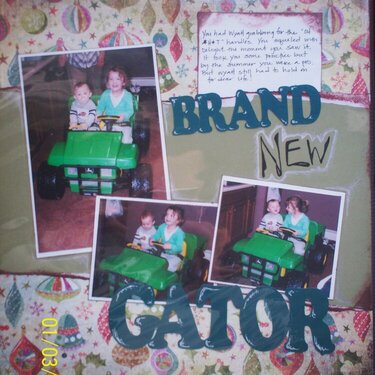 Brand new gator