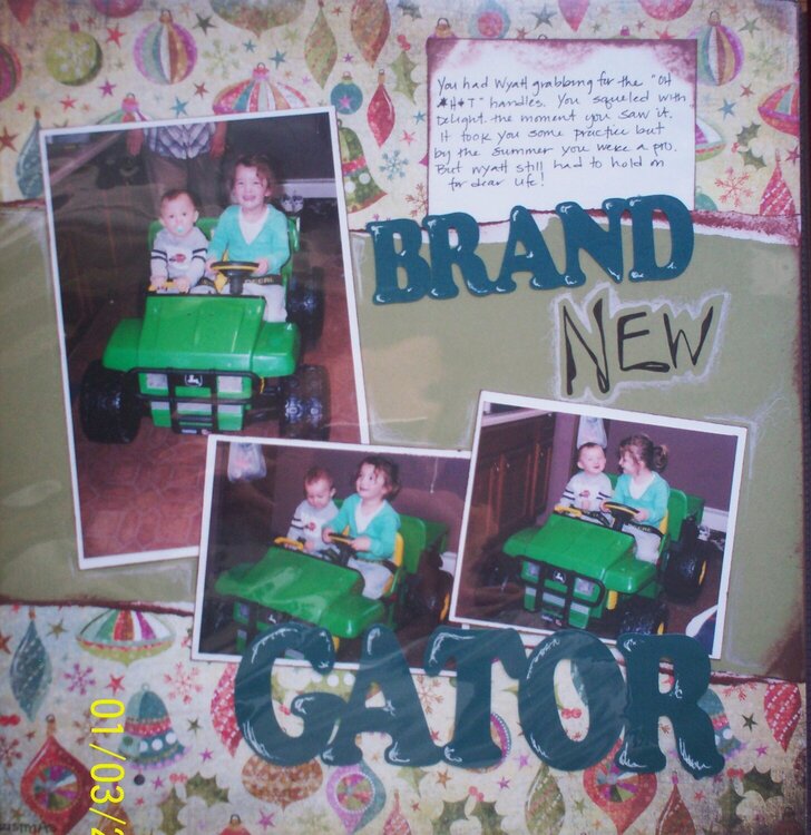 Brand new gator