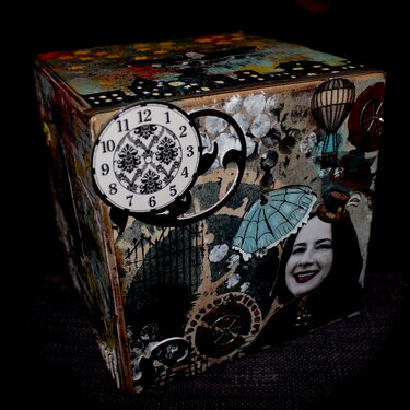 steampunk on art cube